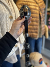 Load image into Gallery viewer, Handmade Italia Concho Belt | Black