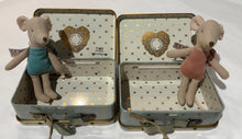 Load image into Gallery viewer, Maileg Fairy/Angel Mouse in Suitcase | Rose or Mint