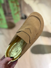 Load image into Gallery viewer, Post &amp; Co. Gogo Gold Mule | Tan Suede