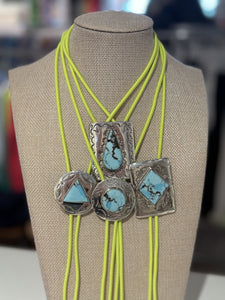 Gather Goods Turquoise Bolo Necklaces | Assortment