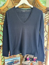 Load image into Gallery viewer, Majestic Filatures 100% Machine Washable V-Neck Long Sleeve | Marine Navy