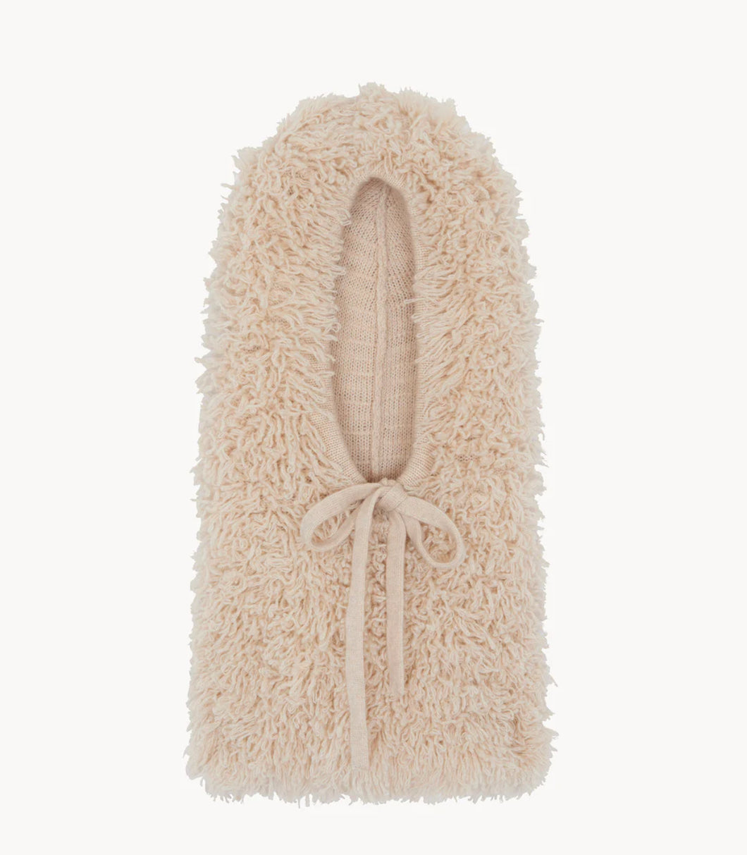 Kujten Paris Sybel Yeti Cashmere Hood | Beige Organic