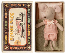 Load image into Gallery viewer, Maileg Little Sister Mouse in Matchbox
