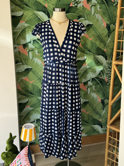 La Plage Seaside Midi Dress | Navy