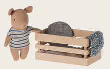 Load image into Gallery viewer, Maileg Pig Baby in Box, Boy