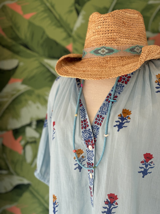 Mare Blockprint Caftan Dress