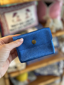 Italian Leather Credit Card Case & Change Purse
