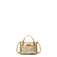 Load image into Gallery viewer, Ushamama Gemmina Crossbody Bag | Woven Platino
