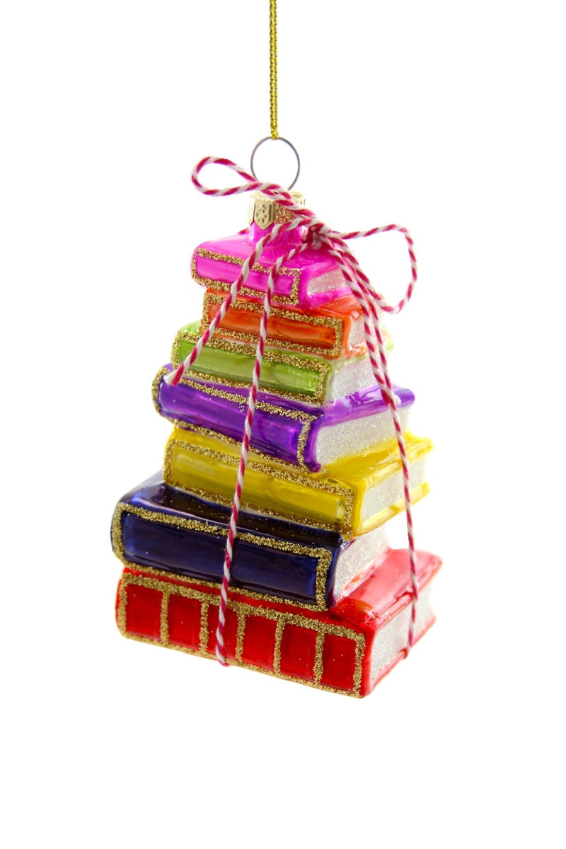 Stack Of Books Ornament