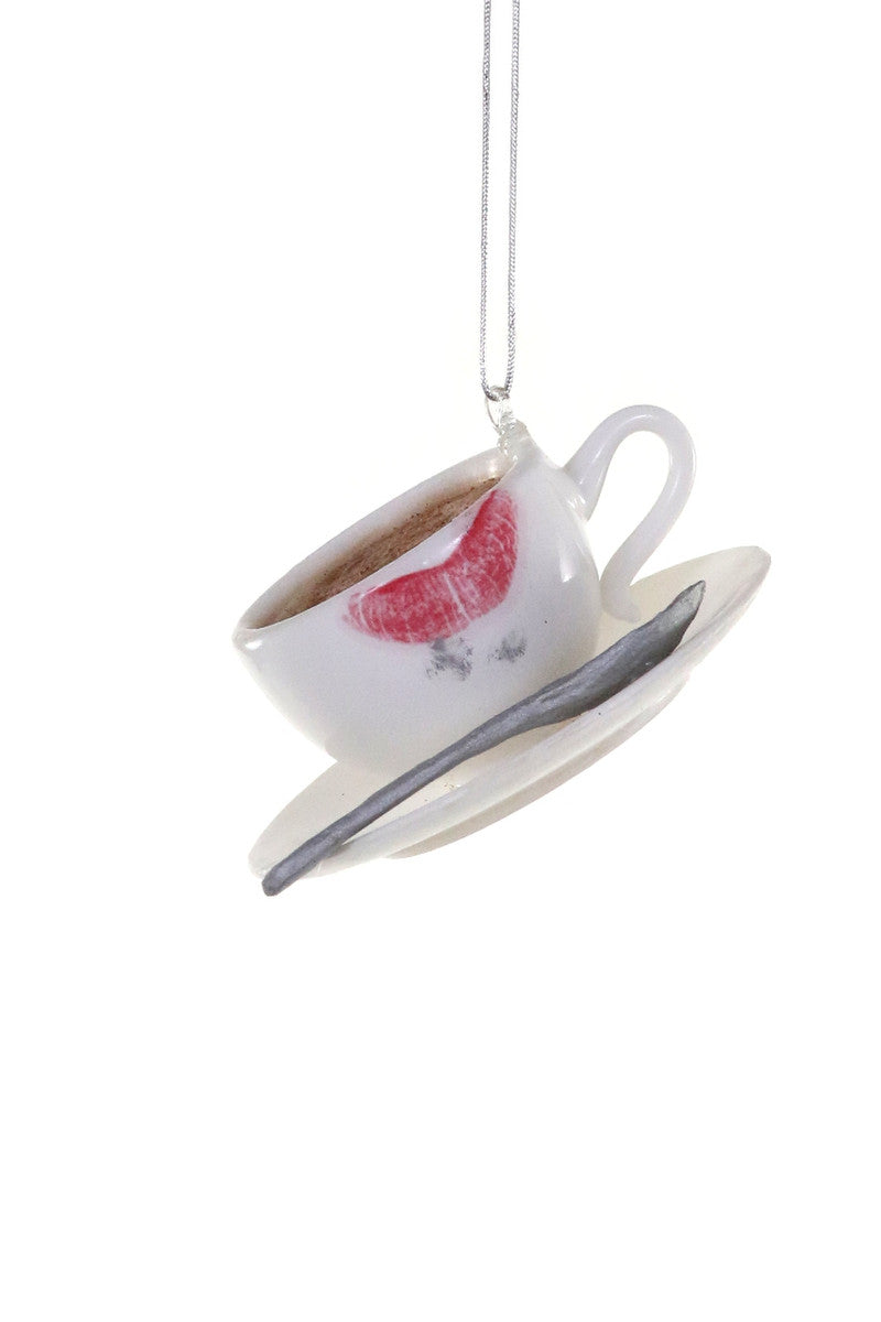 Smooches Coffee Cup Ornament