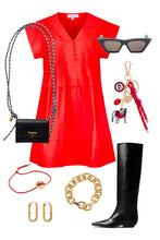 Load image into Gallery viewer, Hunter Bell Parker Dress | Aces Red