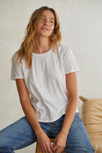 Load image into Gallery viewer, Perfect White Tee Harley Short Sleeve Boxy Crewneck Tee | White