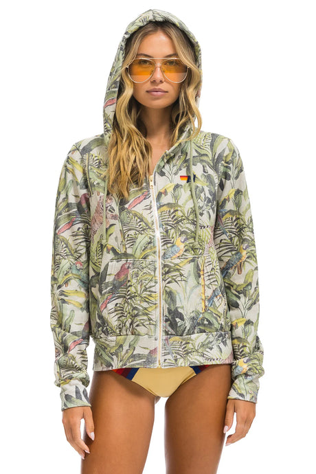 Aviator Nation Jungle Zip Hoodie | Sand