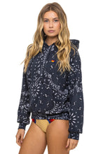 Load image into Gallery viewer, Aviator Nation BANDANA RELAXED PULLOVER HOODIE | CHARCOAL