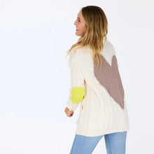 Load image into Gallery viewer, Kerri Rosenthal Shawl Collar Helen Imperfect Heart Cardigan