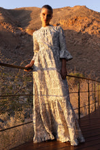 Load image into Gallery viewer, Oliphant High Neck Bell Maxi | Herod Cream