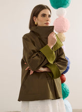Load image into Gallery viewer, Hunter Bell Howell Cropped Trench | Khaki Brown