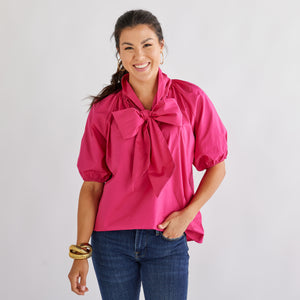 Caryn Lawn Ryan Bow Top | Multiple Color