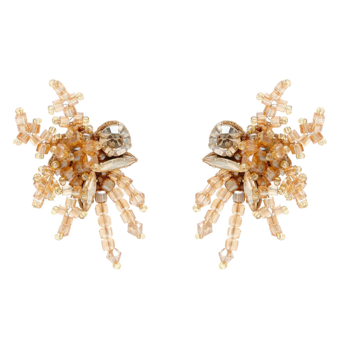 Mignonne Gavigan Rudy Champagne Studs