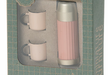 Load image into Gallery viewer, Maileg Thermos and Cups, Mouse| Mint and Soft Coral