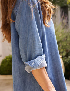 Frank & Eileen Mary Shirt Dress | Vintage Stonewashed Indigo