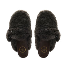 Load image into Gallery viewer, Solei Sea Aspen Fur Clog | Bark