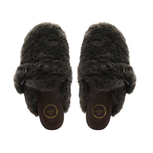 Solei Sea Aspen Fur Clog | Bark