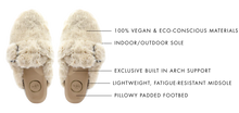 Load image into Gallery viewer, Solei Sea Aspen Fur Clog | Bark