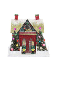 Merry & Bright Nutcracker Glitter Christmas Chalet