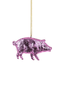 Pink Pig Ornament