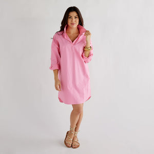 Caryn Lawn Preppy Star Dress | Pink