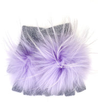 Load image into Gallery viewer, Fur Pom Pom Fingerless Gloves