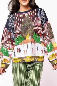 Queen Of Sparkles Rockefeller Center NYC Christmas Sweatshirt