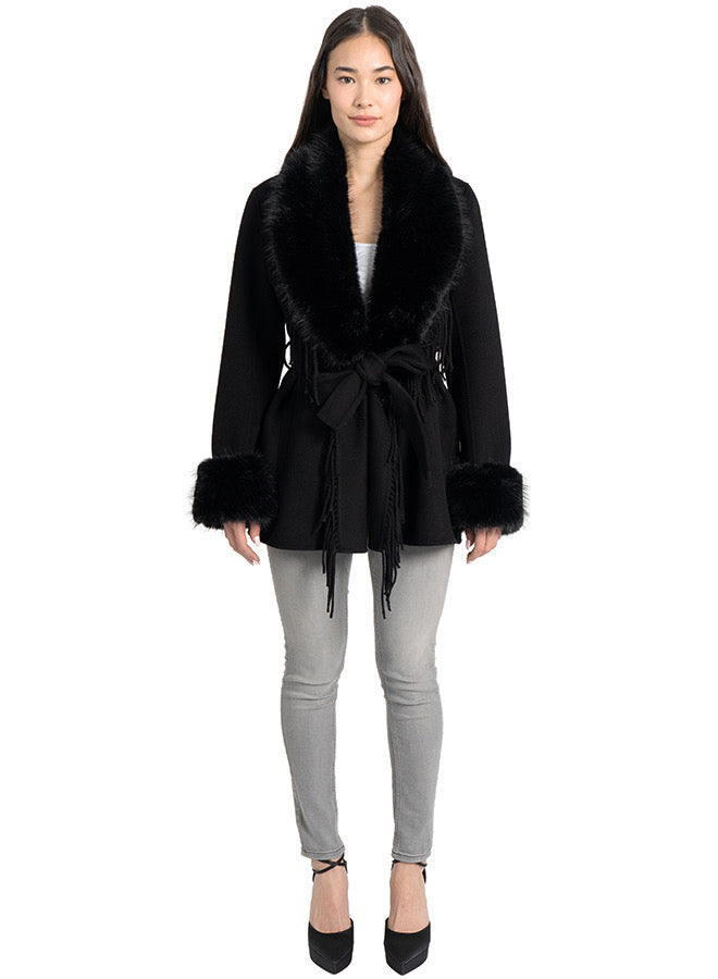 Love Token Charlotte Coat | Black