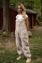 Load image into Gallery viewer, Marea Scout Overalls | Ivory Blue Birdseye