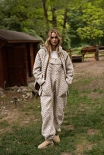 Load image into Gallery viewer, Marea Scout Overalls | Ivory Blue Birdseye