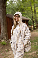 Load image into Gallery viewer, Marea Scout Overalls | Ivory Blue Birdseye