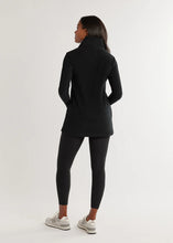 Load image into Gallery viewer, Dudley Stephens Cobble Hill Fleece Turtleneck | Black