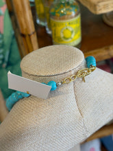 Load image into Gallery viewer, Allie Beads Tortoise Shell &amp; Turquoise Heart Necklace