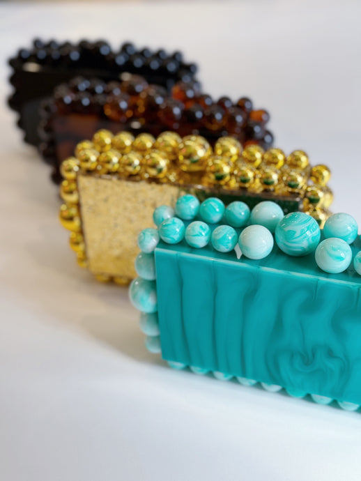 Bubble Clutch With Strap | Multiple Colors