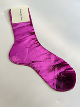 Load image into Gallery viewer, Maria De La Rosa Metallic Socks