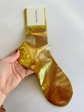 Load image into Gallery viewer, Maria De La Rosa Metallic Socks