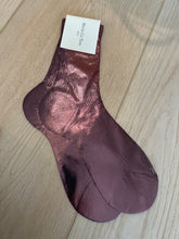 Load image into Gallery viewer, Maria De La Rosa Metallic Socks