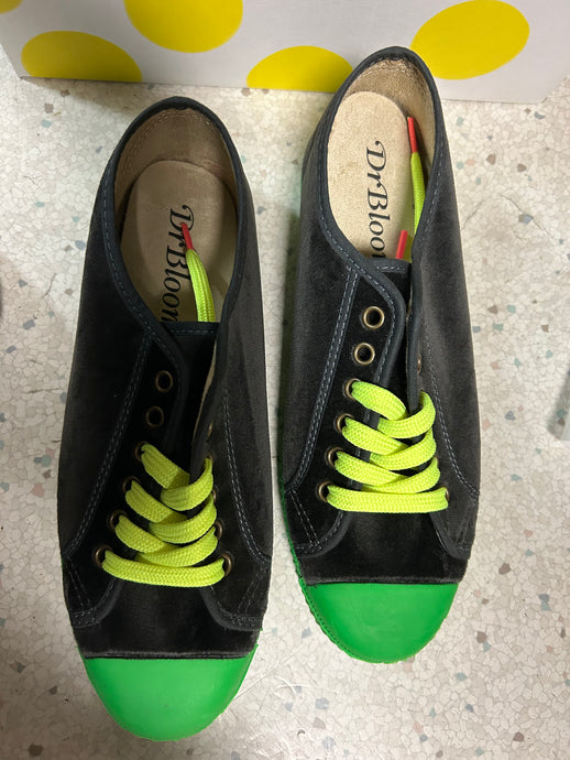 Dr. Bloom Bamba Sneakers | Grey, Green, & Neon