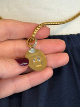 Load image into Gallery viewer, Vintage Chanel Coin Necklace With Diamond Bail