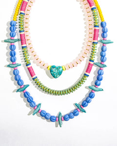 Gather Goods Turquoise Heart Necklace