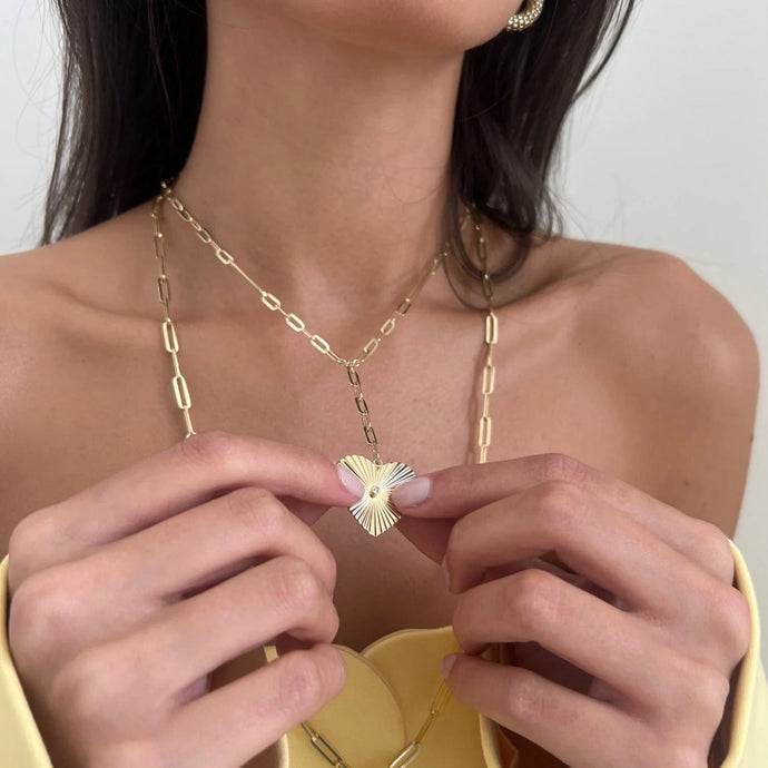 Jennifer Zeuner Sheldon Diamond Lariat Necklace