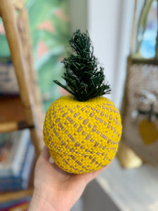 Pineapple Woven Treasure Basket