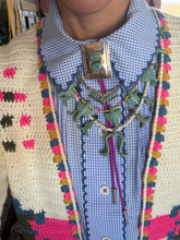 Load image into Gallery viewer, Gather Goods Turquoise Squash Necklace