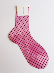 Maria De La Rosa Metallic Socks